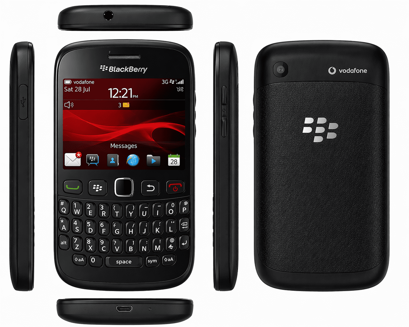 Blackberry 9720 Black Vodafone