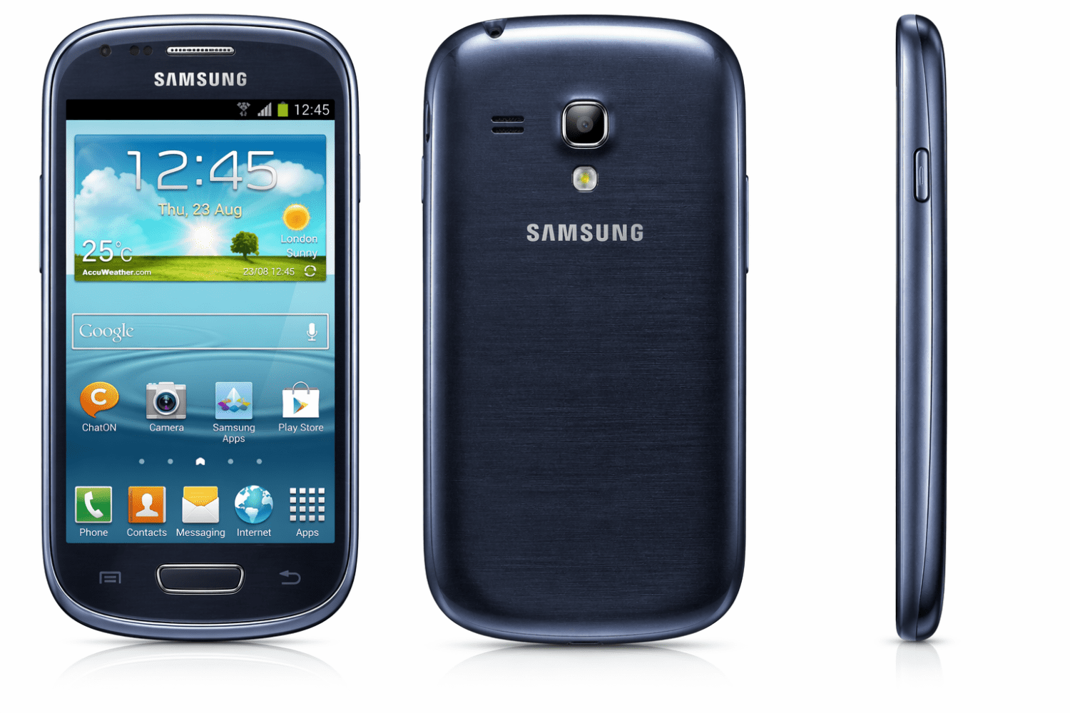 Samsung Galaxy S3 Mini (Blue, 8GB) – Compact Android Smartphone
