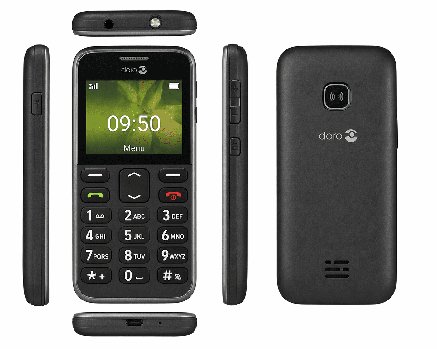 Doro 1360 Black Unlocked