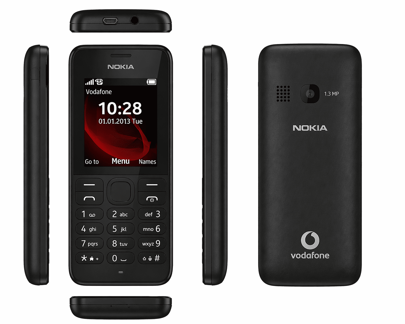 Nokia 208 Black Vodafone