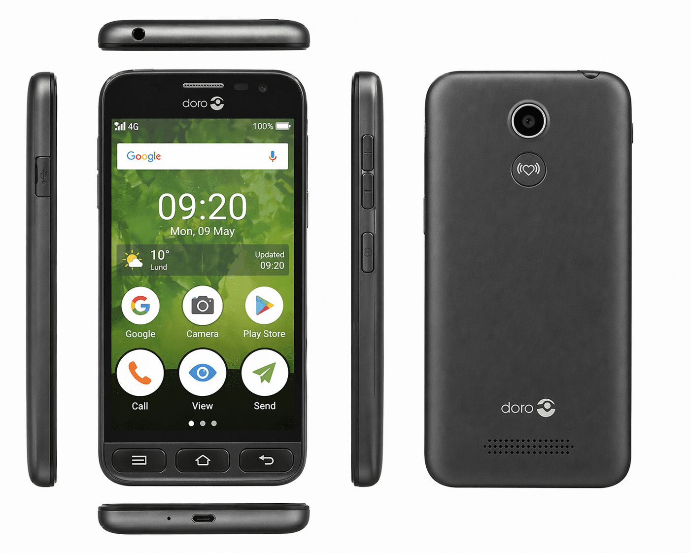 Doro 5516 Black Unlocked