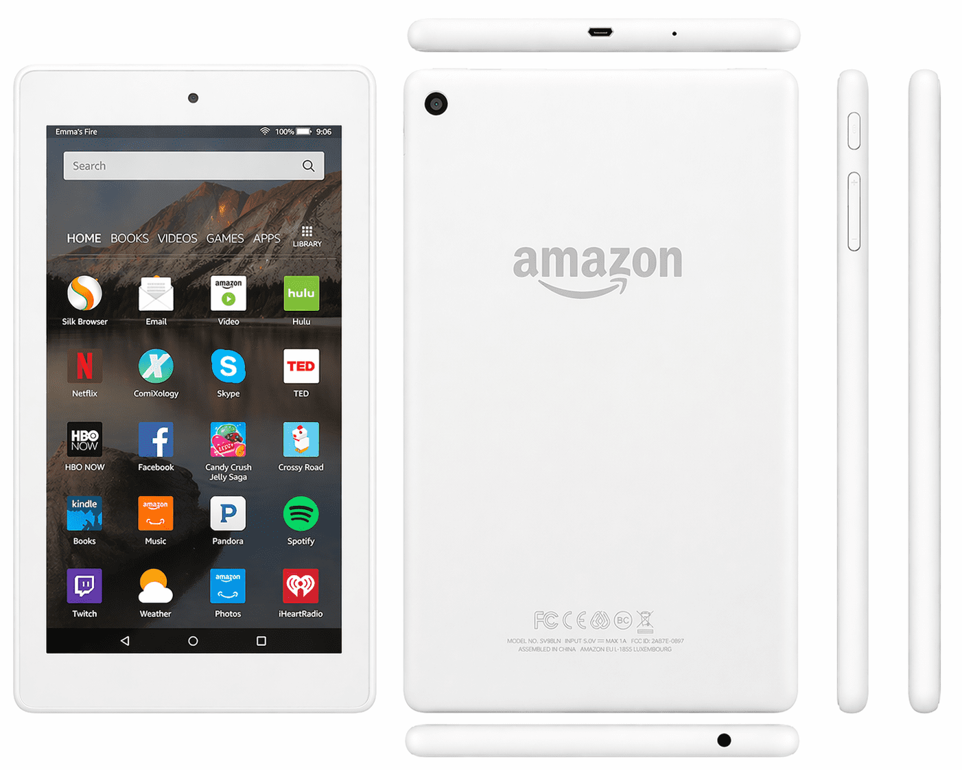 Amazon Kindle Fire 7 4th Gen WHITE SQ46CW