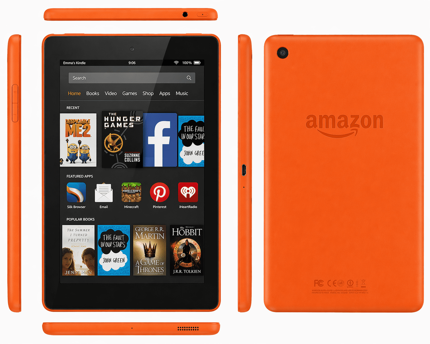 Amazon Kindle Fire 7 Orange 16GB