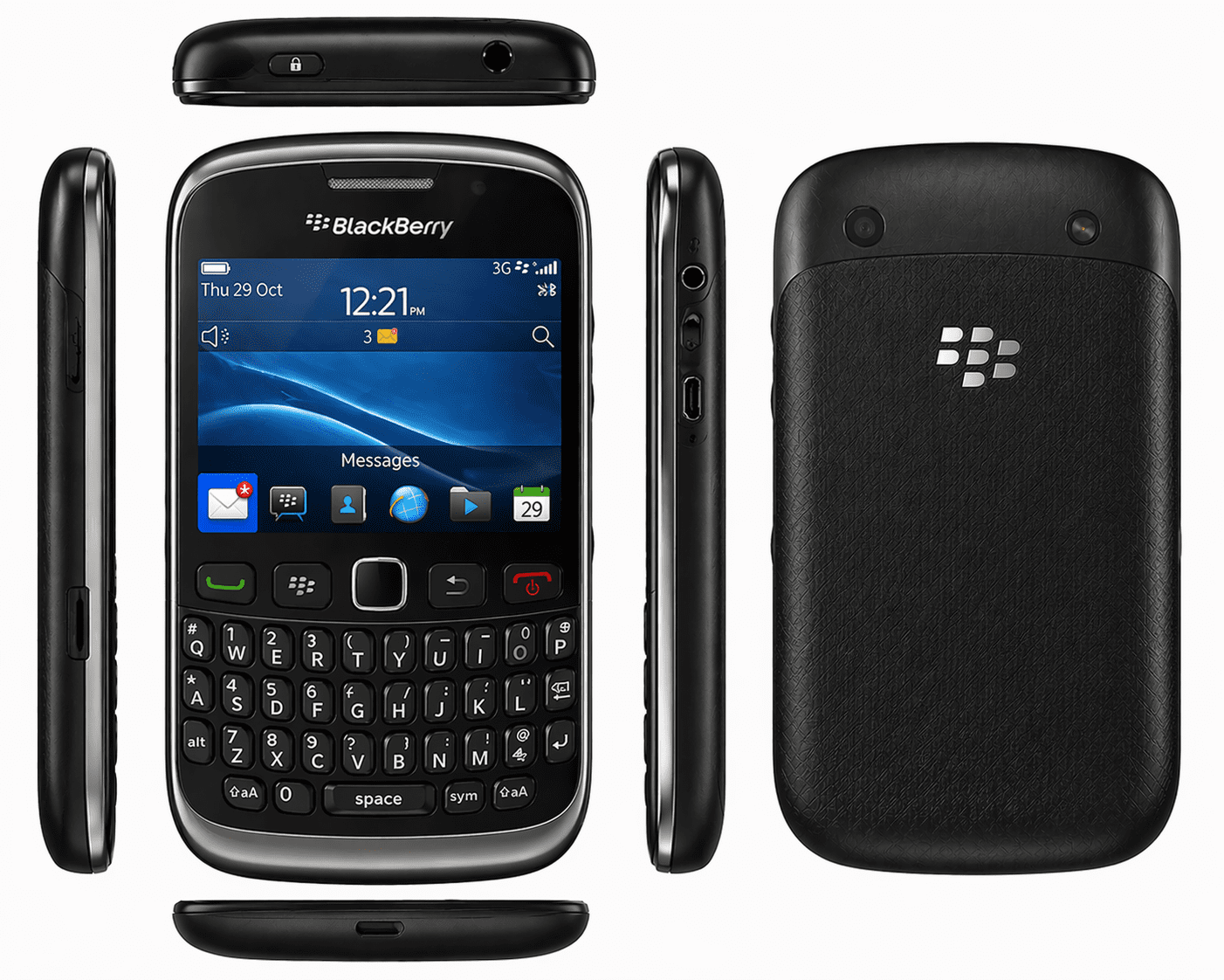 Blackberry 9300 Black Unlocked