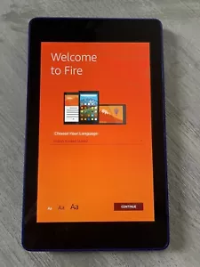 Amazon Kindle Fire HD 6 7th Gen Blue PW98VM